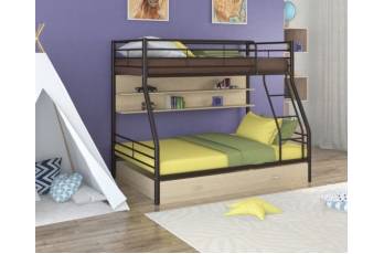 Двухъярусная кровать Гранада - 2 ПЯ коричневый
