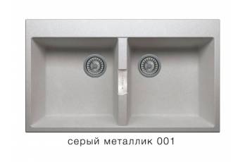 Кухонная мойка Tolero Loft TL862 Серый металлик 001