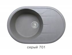 Кухонная мойка Tolero R-116 Серый 701