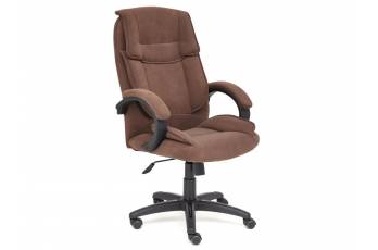 Кресло офисное Oreon флок коричневый