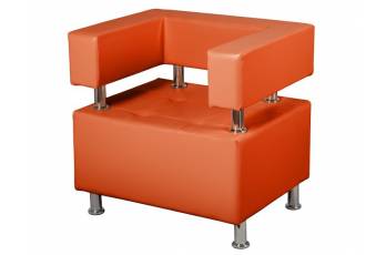 Кресло Борк Кожзам Оранжевый