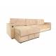 Диван угловой Тургояк c USB розеткой Бежевый Ocean 130