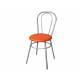 Стул №1 ДХ-8 без мягкой спинки обивка апельсин
