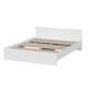 Кровать 1600 Денвер Белый с настилом Лайт