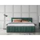 Кровать 1400 Лана зеленый велюр
