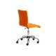 Кресло офисное Zero флок оранжевый