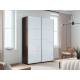 Шкаф-купе Прайм 2-х дверный 1400 Стекло Белое Венге