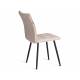 Стул обеденный Bari LT флок бежевый