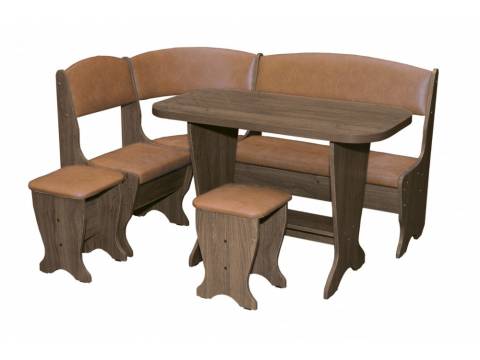 Кухонный уголок Весна с нераскладным столом (Курск)