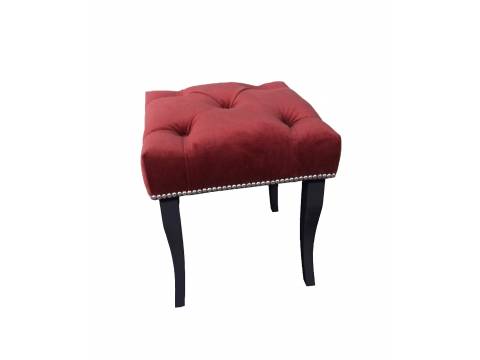 Банкетка малая бордо опоры венге