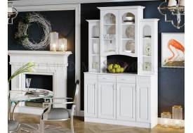 Буфет 4-х створчатый Констанция Белый матовый