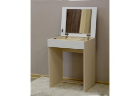 Туалетный столик Эксон бежевый-белый