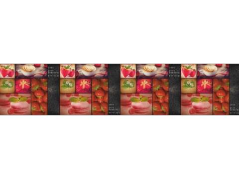 Фартук с фотопечатью Красный FM08