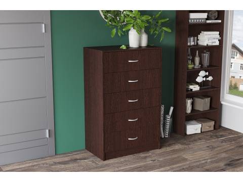 Комод Лофт 5 ящиков венге