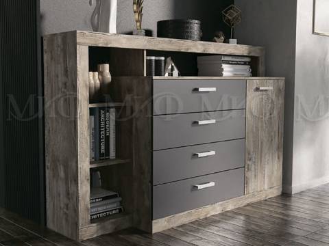 Комод Ангара Графит