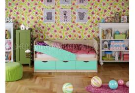 Кровать Бабочки Бирюза матовая