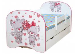 Кровать детская с фотопечатью с 1 ящиком Котята