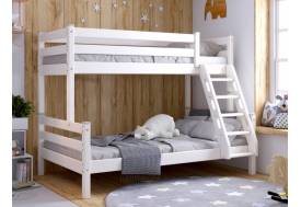 Кровать двухъярусная Адель белая