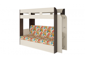 Кровать двухъярусная Карамель 75 Венге Арт