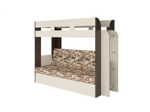 Кровать двухъярусная Карамель 75 Венге Лас Вегас