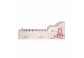 Кровать одинарная с ящиками Принцесса СМ