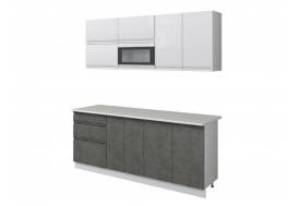 Кухня Бронкс кварц бетон