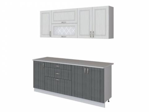 Кухня Парма сандал/снег