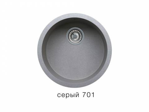 Кухонная мойка Tolero R-104 Серый 701