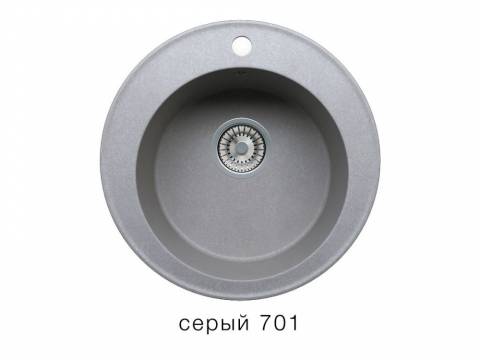 Кухонная мойка Tolero R-108 Серый 701