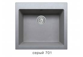 Кухонная мойка Tolero R-111 Серый 701