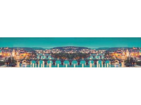 Фартук с фотопечатью Город M23