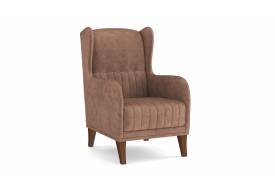 Кресло для отдыха ЕвроМагнат велюр тенерифе корица