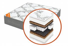 Матрас Mega холкон-кокос TFK Gray Night 160х200