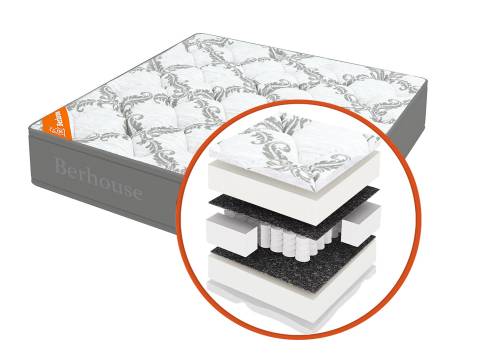 Матрас Mega холкон TFK Gray Night 200х200