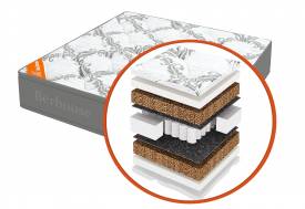 Матрас Mega кокос 20 TFK Gray Night 140х190