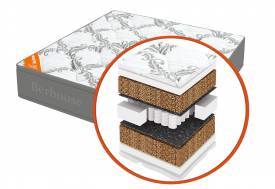 Матрас Mega кокос 30 TFK Gray Night 90х200