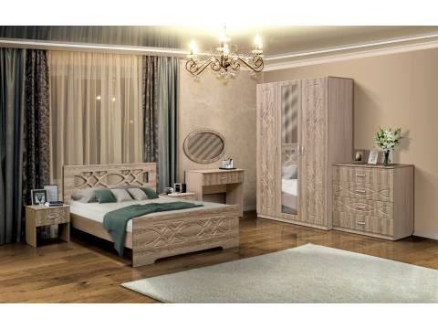 Спальный гарнитур Венеция 7 компоновка 1
