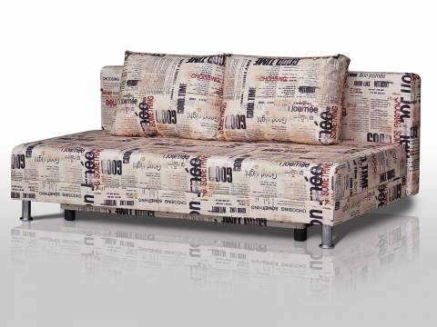 Диван Комфорт Газета без подлокотников 2 подушки