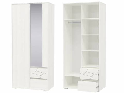 Шкаф 2-х дверный с ящиками Аделина 4-4831