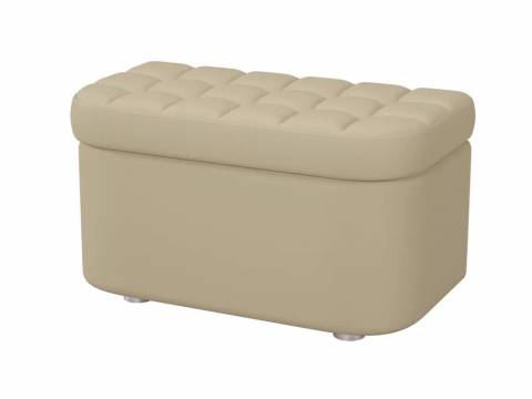 Банкетка Милена 6-5122 кожзам Кофе с Молоком