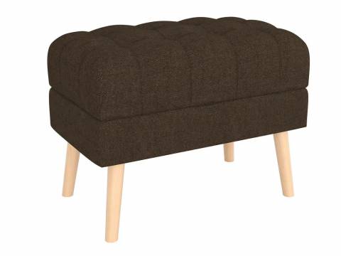 Банкетка Лейла 6-5125 ткань Темно Коричневая