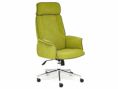 Кресло офисное Charm флок олива