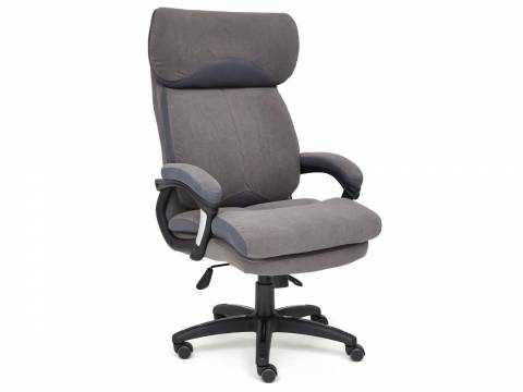 Кресло офисное Duke флок серый