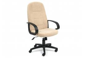Кресло офисное СН747 флок бежевый
