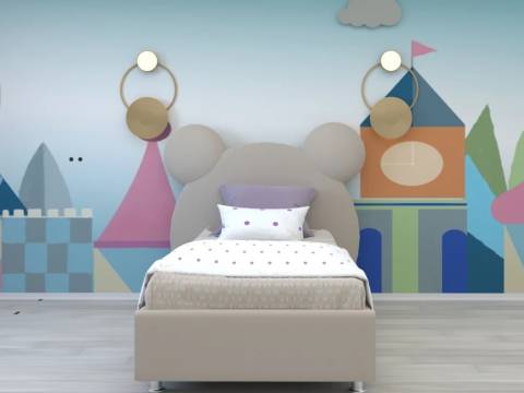 Кровать Миша с ортопедическим основанием 800*2000