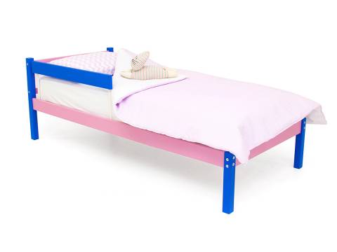 Кровать Svogen classic с бортиком синий-лаванда