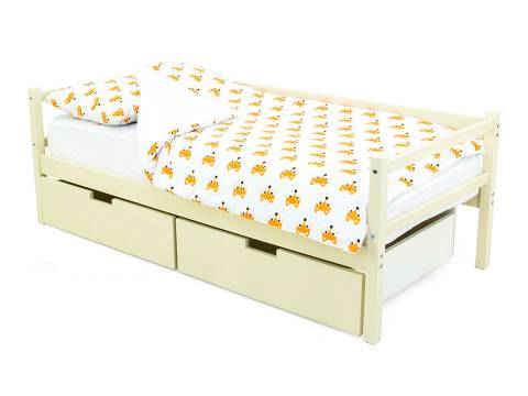 Кровать-тахта Svogen с ящиками бежевый