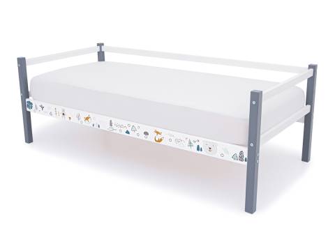 Кровать-тахта Svogen с фотопечатью мишки