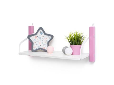 Детская навесная полка Svogen лаванда