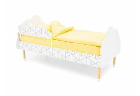 Кровать Stumpa Облако с бортиком рисунок Холмы